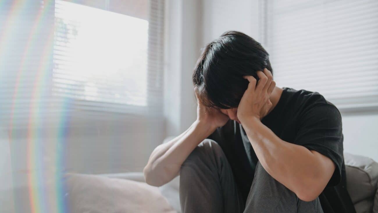 anksiyete yaşayan bir kişi