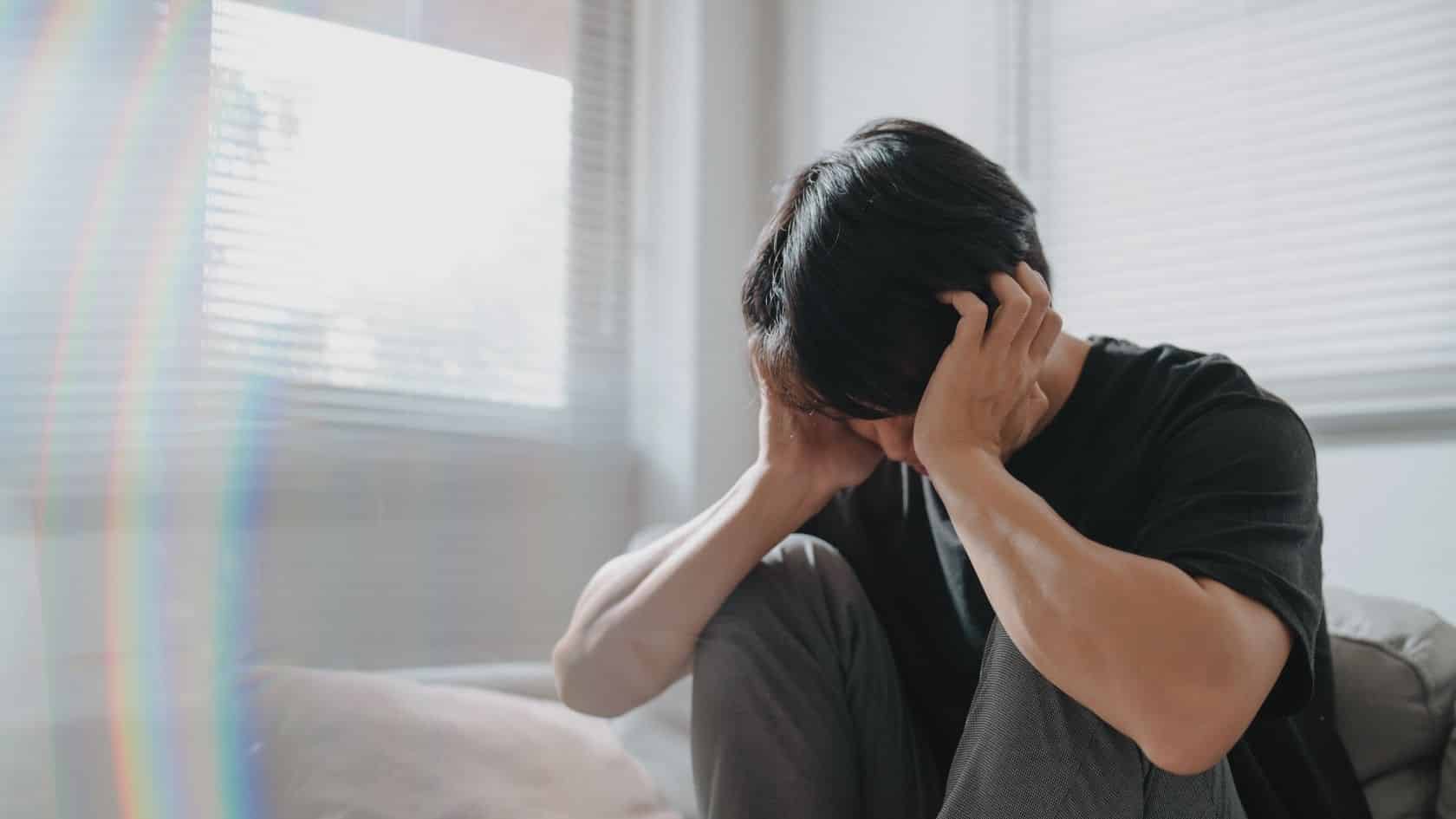 anksiyete yaşayan bir kişi