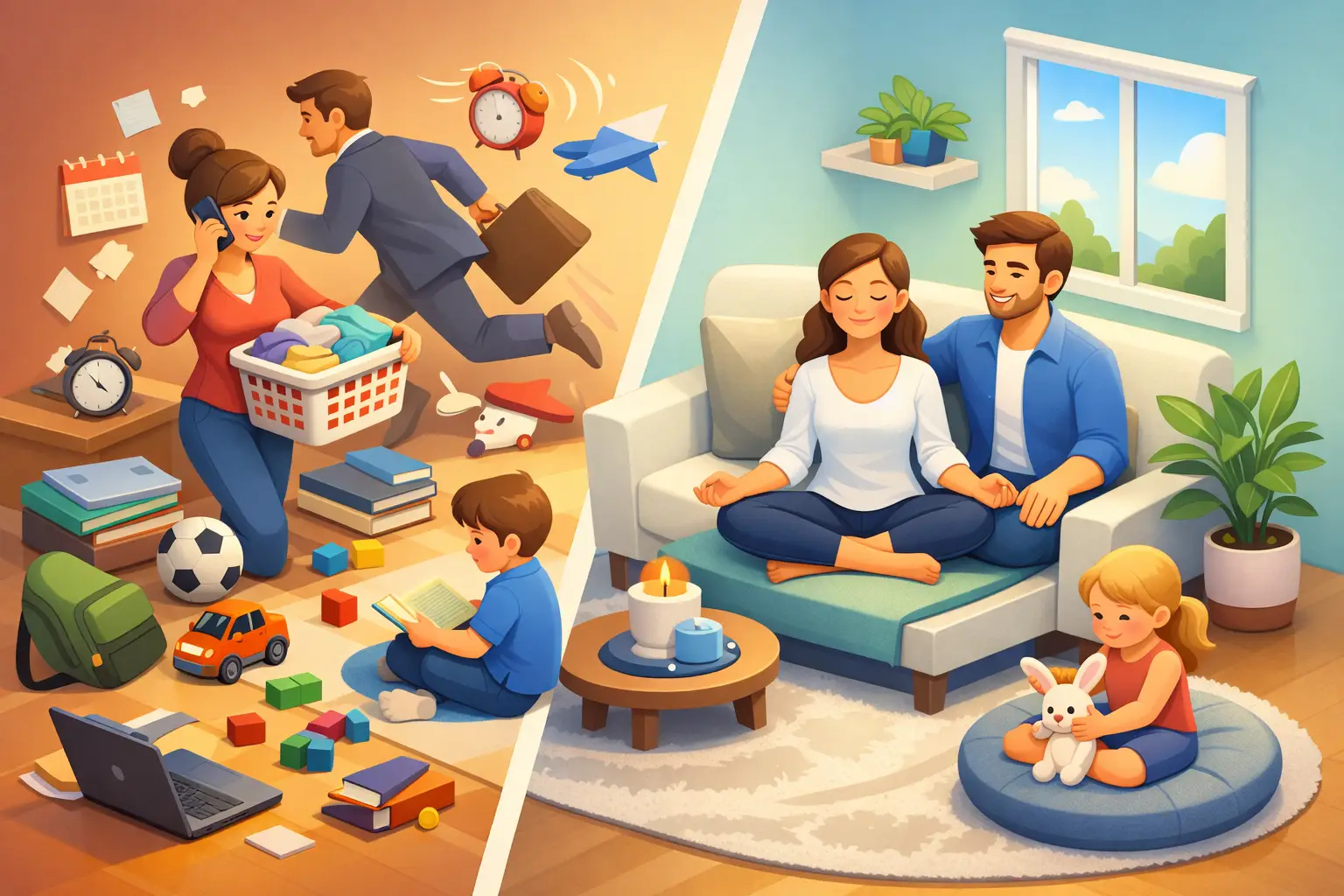 How to Create More Calm in a Busy Family