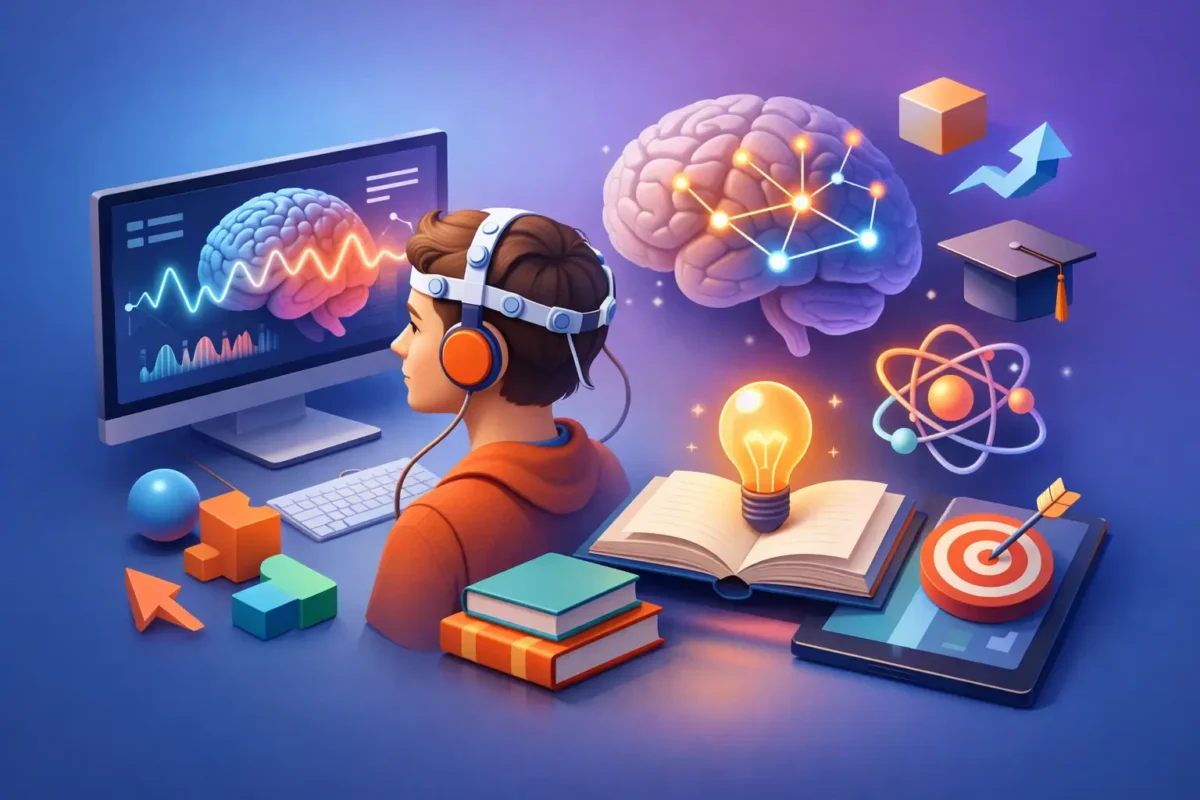 Attention and memory exercise screen