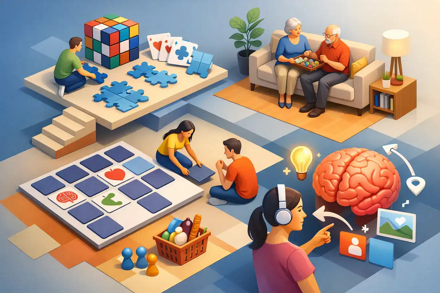 Memory Games for Adults That Fit Real Life